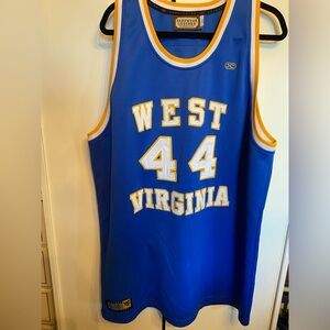 Hardwood Legends West Virginia Mountaineers Jerry West Jersey